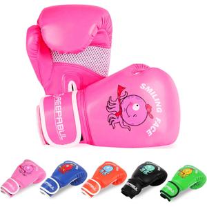 Upgrade Kids Boxing Gloves for 3-8 Year Boys and Girls, Toddler Boxing Gloves for Kids Training, Boxing Gloves Kid Sparring for Punching Bag, Kickboxing, Muay Thai, MMA (6oz, Pink)