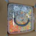 Gxueshan 4500 Pcs Acrylic Pony Beads Bulk Large Hole Plastic White Green Gold Red Black Blue Pink 24 Assorted Colors Kandi Hair Beads for Crafts Friendship Bracelet Jewelry Making Kit Set (4500)
