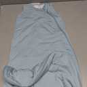 Soft Breathable Sleep Sack, 1.0 TOG Bamboo Viscose Wearable Blanket Baby, Baby Sleeping Bag with 2-Way Zipper Size M