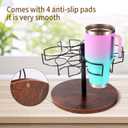 Water Bottle Organizer for Cabinet for Stanley 40 oz Rotatable Tumbler 0rganizer with 6 SlotsVertical Bottle Holder for Home Countertop for Stanley & Others' Large Tumbler Organization