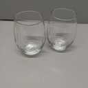 Satin Frost Logo Wine or Beverage Glass Set of 2 (Indiana Hoosiers)