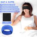 2-Pack Sleep Headphones Headband with Adjustable Hook and Loop, Bluetooth Headband Headphones for Sleeping Workout Running Yoga Gift