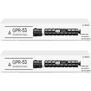 GPR53 GPR-53 High-Yield Toner Cartridge Replacement for Canon GPR-53 GPR53 8524B003AA for ImageRunner Advance iR-ADV C3020 C3320 C3325 C3330 C3520 C3525 C3530 Printer (2 Black)
