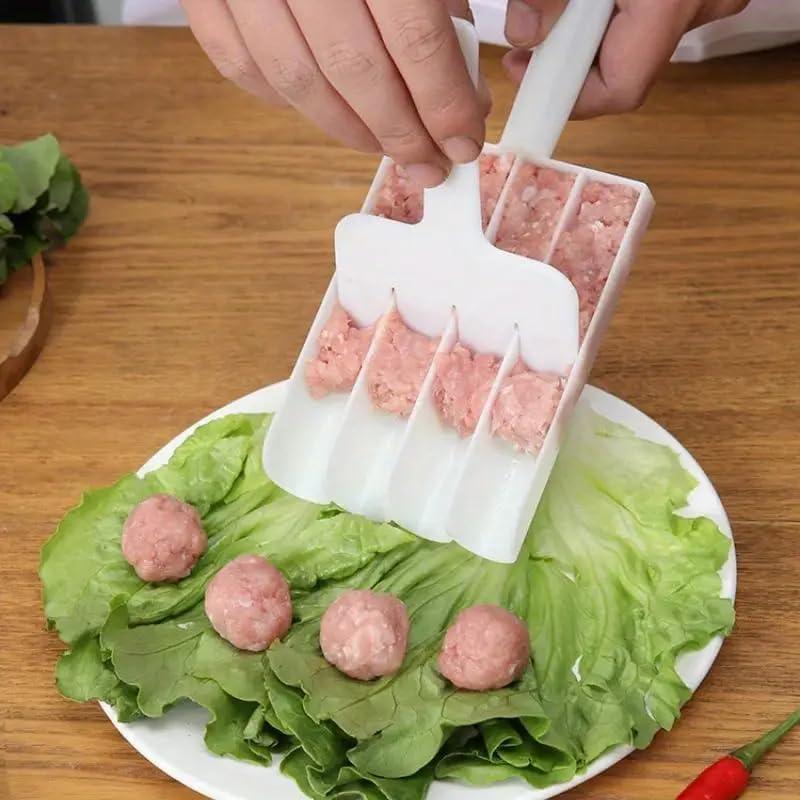 Meatball Maker - Easy Homemade Meatballs, Fish Balls & Rice Balls for BBQs and Hot Pots - Durable PP Kitchen Gadget - For Cooking Enthusiasts - Great Gift for Foodies