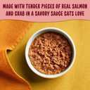 Meow Mix Tenders in Sauce Wet Cat Food, Salmon & Crab, 2.75 Ounce Cup (Pack of 12), BBD 09/20/2027