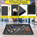 3 Pcs Extra Large Oil Drip Pan, 35.4241.6Inches Oil Drain Pan for Under Car,Plastic Oil Drip Tray for Garage, Fridges, Washing Machines, Cat Litter Box,Keeps Floors Safe & Clean