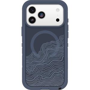 OtterBox iPhone 17 Pro Max Defender Series Pro XT Clear Case - Offgrid - Blue - Tough, Rugged & Durable iPhone Case, Snaps on MagSafe