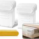 8-Pack Upgraded Lock Sheet Holders, Bed Sheet Grippers & Clips for All Mattresses, Easy Install Keeps Sheets Tight