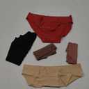 voenxe Women Bikini Underwear,Seamless Breathable Ladies Panties,No Show Comfortable Briefs Undies,Invisible Hipster,5-Pack (Small)