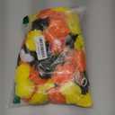 KYMY Artificial Marigold Garlands for Diwali Decorations, 2Pcs 4.3ft Long Flower Strands Hanging Dcor with Bells for Hindu Puja, Day of The Dead, Dia De Los Muertos, Wedding & Halloween Festival (Yellow)