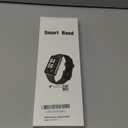 Fitness Trackers,Blood Oxygen Heart Rate Sleep Monitor,Smart Band 24/7 Health Monitoring,Calorie Pedometer Steps Counter Activity watchs/Notifications for iOS/Android (Black)