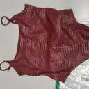 Women  Burgundy One-piece Medium