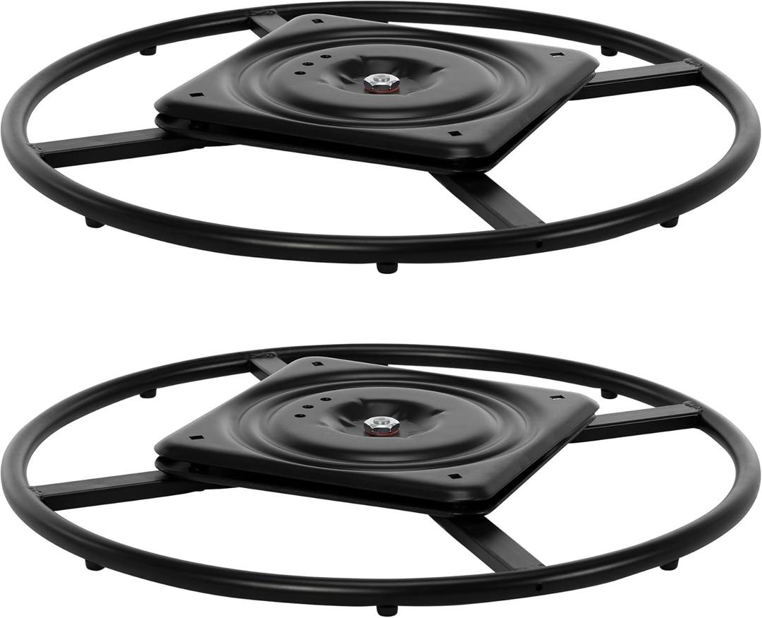 24" Replacement Ring Base w/Swivel for Recliner Chair Rocker Couch Sofa Seat Furniture,Recliner Rocker Swivel Base 360 Degree Set of 2