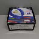 15 Ft Flexible Race Car Track for Kids, Double-Sided Racetrack with Suction Cups, Race Car Ramp Track & Compatible 1:64 Diecast Cars,Portable Roll Up Track Toy,Gift for Boys Girls Ages 3-5 5-7 (Blue)