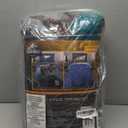 Jurassic World Dominion Blue Velociraptor and Rexy T-Rex Super Soft Microfiber Reversible Comforter, Twin Size, Bedding by Franco Kids