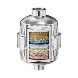 20 Stage Shower Head Filter,Revitalize Hair,Skin Nails While Purifying Water,Prevent Scale Buildup,High Output Fan Technology Softener Hard Water 99% Remove Lead,Chlorine,Fluoride and Chemicals,Chrome