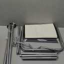 Laundry Sorter Basket 2 Bag Laundry Hamper Cart with Rolling 2 Bags Assorted