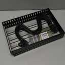 2PACK Pot Lid Organizers Inside Cabinet for Kitchen, Pots and Pans Organizer Under Cabinet with 16 Adjustable Dividers, Countertop Lid Holder, Rust-Resistant, Tool-Free Installation, Easy to Clean