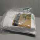 BRILLMAX 6 Pack White Tablecloths 90 x 156 Inch for 8ft Rectangle Tables - 150 GSM Polyester Fabric, Floor Length Drop, Water, Stain & Wrinkle Resistant Cloth Cover for Wedding Reception Banquet