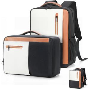 Travel Laptop Backpack, Large Work Bag for Women Men, Carry On Luggage Suitcase Airline Approved Personal Item Backpack, 17" Waterproof Computer Bag for College Hiking Weekender Essentials