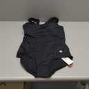 baleaf Women's Racerback Athletic One Piece Modest Bathing Suit (Large, Black)