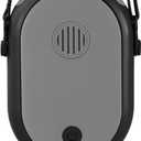 Portable Hanging Neck Fan Wearable Personal Fan Battery Operated USB Rechargeable 3 Speed Mini Handheld Air Conditioning Cooling Refrigeration Necklace Fan for Women Eyelash Camping Outdoor (black)