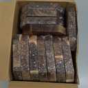 Dandat 12 Pack Wooden Serving Platter Bulk Acacia Wood Platters 10 x 5 Inch Rustic Serving Tray Rectangular Charcuterie Board Cheese Plate for Home Decor Dessert Vegetables Fruit Cookie