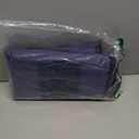 X AUTOHAUX Bimini Top Storage Boot Cover Waterproof Boat Bimini Storage Bag 600D Polyester Canvas Sun Resist Universal for 3 Bow 4 Bow (91"-96"W, Navy)