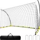 Soccer Goal for Backyard, 126 ft /64 ft Portable Soccer Goal Net, Quick Setup Soccer Goals with 1 Carry Bag