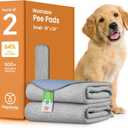IMPROVIA Reusable Puppy Pad  Waterproof, Extra-Absorbent, Washable Pee Pad for Dog Training, Whelping, & More  Protect Your Floors & Pet with Quick-Drying Potty Pad (Small - 18"x24")