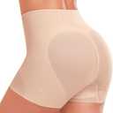 Buensam Nude Shorts Butt Lifting Panties for Women, Body Shaper Shorts Shapewear Tummy Control, Slip shorts for Under Dresses, Preventing Rolled Hems