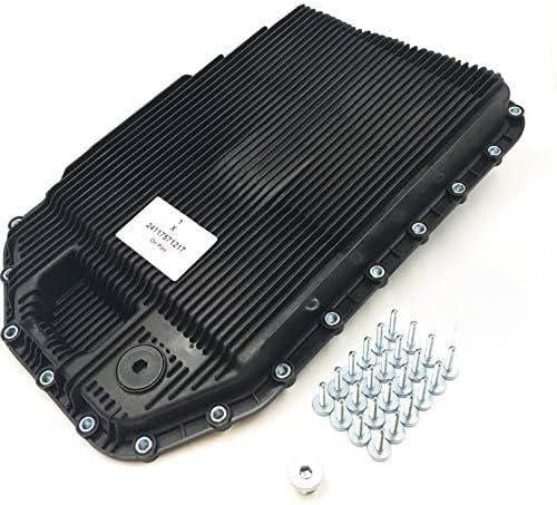JSD Transmission Oil Pan Compatible with BMW E60 E90 E91 E92 Z4 525i 6 Speed Transmission Oil Pan Repair Kit Replacement 6HP19 24117571235 24117540844
