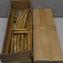 Metal Arch Backdrop Stand, 7.2FT+6FT Wedding Arch Frame, Gold Wedding Arch Backdrop Stand Set of 2, Balloon Arch Backdrop for Wedding Birthday Party Baby Shower Graduation Ceremony Decor