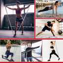 WIKDAY Resistance Bands, Pull Up Bands, Workout Bands for Exercise, Thick Heavy Resistance Band Set with Door Anchor, Elastic Bands for Body Stretching, Training at Home/Gym for Men & Women