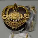 Ornerx Heart Shaped Retro Dial Telephone Music Box with Drawer 7.5" x 7" x 6.7"