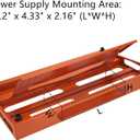 GOKKO Guitar Pedal Board 22" x 12.6" Guitar Pedalboard with Power Supply Bracket, Includes Carry Bag & Mounting Tapes (Orange, GKS-22OR)
