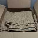 IOHOUZE Washable Exrea Long Hallway Runner Rug 2.6x16 Rubber Backed Kitchen Runner Entryway Runner Indoor, Woven Rugs Floor Carpet for Kitchen Hall Entryway Stair, Orange/Tan/Brown