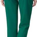 Scrub Pants for Women - Straight Leg Medical Scrub Pants with 6 Pockets - Drawstring Soft Stretch Women Scrub Pant (Green, S)