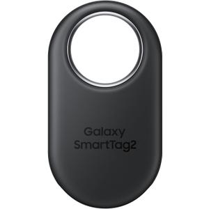 Samsung SmartTag2 (2023) Bluetooth + UWB, IP67 Water and Dust Resistant, Findable via App, 1.5 Year Battery Life - Black (International Version) (No Size)