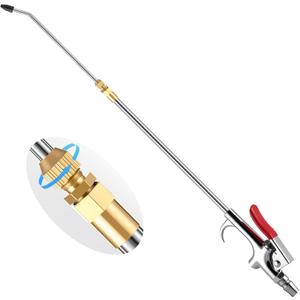 High Pressure Air Blow Gun with Adjustable Flow Nozzle Fit 1/4"NPT(17-27"), 17–27.5 Inch