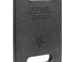 Yes4All Cast Iron Rucking Weight for Backpack, Training Weight Plate with Ergonomic Rounded Handle, Protective Glossy Finish for Weighted Walking, Hiking, Rucking, Resistance Workout