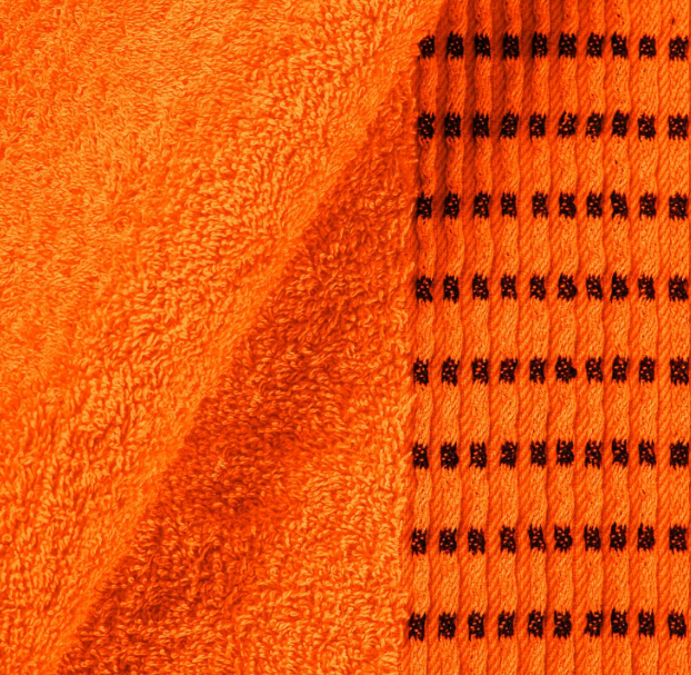 Cotton 2 Pack Oversized Bath Towel Set 28x55 inches, Large Bath Towels, Ultra Absorbant Compact Quickdry & Lightweight Towel, Ideal for Gym Travel Camp Pool - Orange 