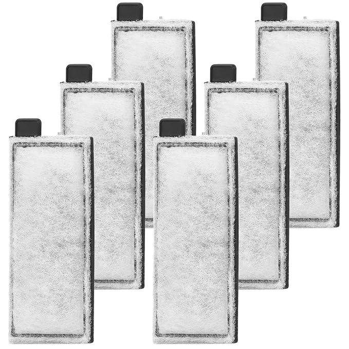 AQQA 7 Pack Aquarium Replacement Filter Cartridge Fish Tank Filter Cartridge for Aquarium Internal Filter (Large)