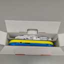 16 Bit Handheld Game for Kids, Video Game Player with Built in 230 HD Games, 3.0'' Screen Retro Electronic Machine with 3 Cartridges, Portable Rechargeable Games for Ages 3-12(Blue)