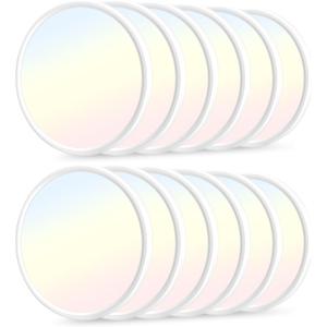 hunhun 12 Pack 3200lm LED Flush Mount Ceiling Light 28W 12 Inch 5CCT Adjustable Super Slim 0.87 inch led Ceiling Light Fixture Round Ceiling Lamp for Bedroom Living Room Kitchen Laundry White