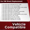 06L121111H Water Pump Thermostat Assembly with water temperature sensor fit for Beetle 2.0L 2018-2019, Passat B7 2.0L 2018-2020, A1 A3 Q3 Q7 2015-2020 Direct Replacement OE 06L121111J