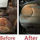 GXARTS Driver Side Bottom Lower Replacement Leather Seat Cover Medium Neutral Tan 522 Or 52i Compatible with Chevy Avalanche Silverado GMC Sierra 1500 2500 3500 HD 2003 2004 2005 2006 2007
