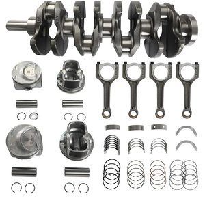 2.0T Engine Crankshaft w/Connecting Rods Pistons & Bearing Kit Fit for Hyundai Kia Genesis Coupe Santa Fe Sonata Optima Sportage G4KH 2.0 2011-2016 Replace OE 23111-2G400 23510-2G440
