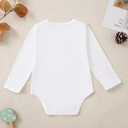 NZRVAWS Newborn Baby Boy Clothes Outfits Letter Prined Romper Pants Set Infant Baby Boy Clothing 0 3 6 9 12 18 Months (White)