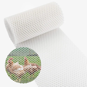 Plastic Chicken Wire Mesh Fence 15.7IN x 66FT,Poultry Fencing Garden Netting,Animal Barrier Fence,Construction Barrier Netting,Hexagonal Fencing for Farm,Frame Crafts,Floral Netting